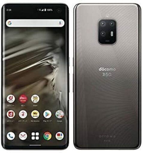 【送料無料】SIMフリー arrows 5G F-51A チタニウムシルバー豊島区の携帯アクセサリー