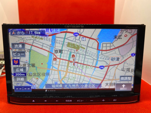 AVIC-MRZ90-2 楽ナビ　Bluetooth フルセグ　動作確認済み