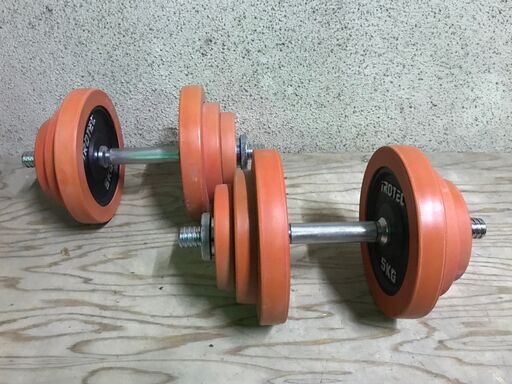 IROTEC アイロテック ラバー ダンベル 20kg×2個セット ショップ 40kg