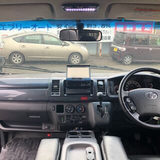 自社ローンあり！ガソリン100リットルプレゼント★装備充実★トヨタ★ハイエースバン★スーパーGL★2000cc★2(5)人乗り★の画像
