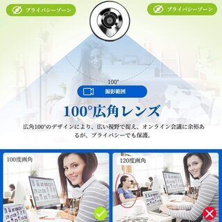 【新品・未使用】LEDライト付き FullHD WEBカメラの画像