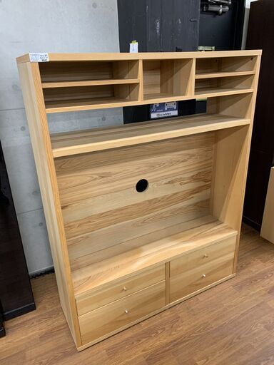 【大幅値下げ！！！】 IKEA ハイタイプ　ナチュラル※天板歪み・引き出し取っ手ﾋﾋﾞ・欠け補修跡有り　売場展開中！！！