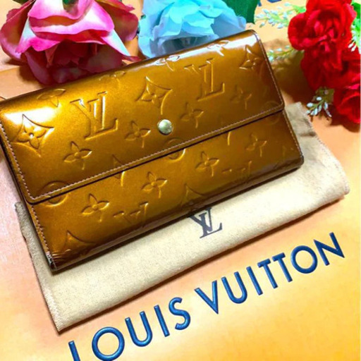 正規品 LOUIS VUITTON 希少 ブロンズ 3つ折り 長財布