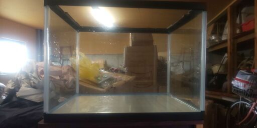 【ar様売約済専用】60㎝ワイド水槽・ライト、上部フィルター、ガラスフタ付きセット