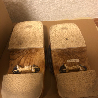 取引中　下駄　あげますの画像