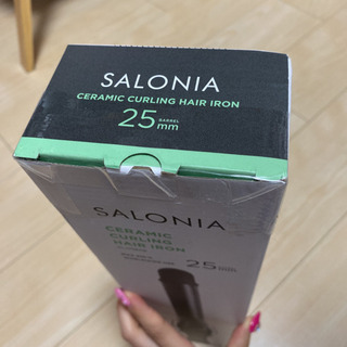 新品未使用未開封！SALONIA  カールヘアアイロンの画像