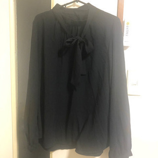 【トップス】GU ボウタイトップス レディース