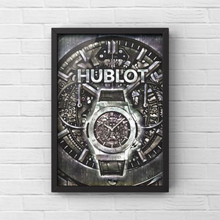 122 HUBLOT ウブロオマージュアートポスター(フレーム付き)
