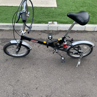 折りたたみ自転車（中古）、coleman、サスペンション付き