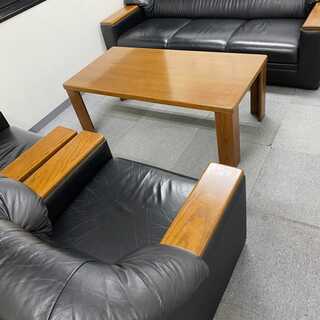 【急ぎ】応接セット（ソファ３点、テーブル１点）の画像