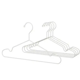 ikea　スチールハンガー　白　10本