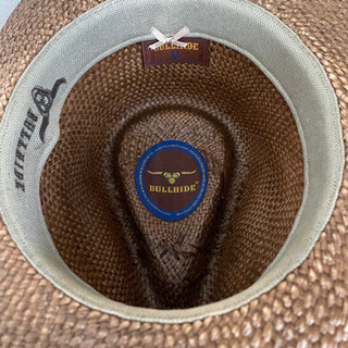 カウボーイハット　ターコイズの装飾付き！の画像