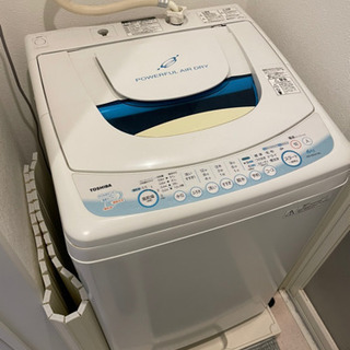 【交渉中】洗濯機　土日に引き取ってくれる方の画像
