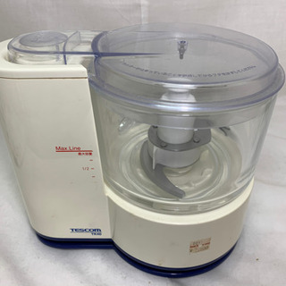 【成約御礼】フードプロセッサー【TESCOM】TK40/ホワイト/調理器/テスコム[中古品]¥2,200の画像