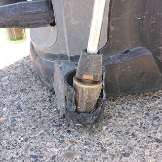 土日引き取り対応可　ケルヒャー　業務用　高圧洗浄機　200Ｖ電源　60Hz（西日本用）　車　トラック　バス　重機などの洗浄に♪の画像