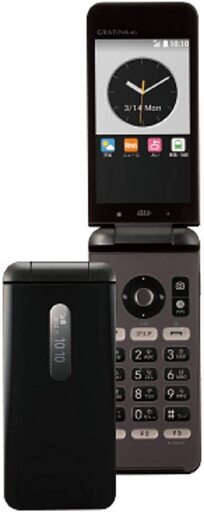 送料無料】KYOCERA au GRATINA 4G BLACK KYF31