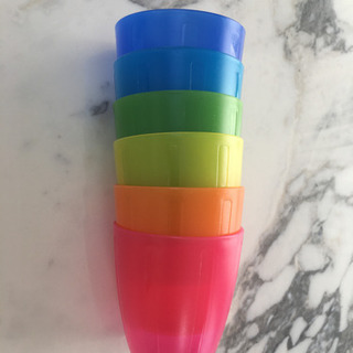 IKEA プラスチックコップ6個セット