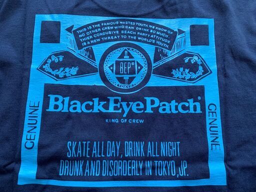 服/ファッション Wasted Youth x Black Eye Patch L/S TEE