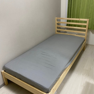 ほぼ新品！ベット+マットレスセット　組み立て込み