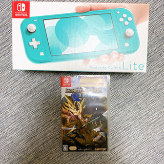新品未使用　ニンテンドースイッチ　ライト　モンハンセット