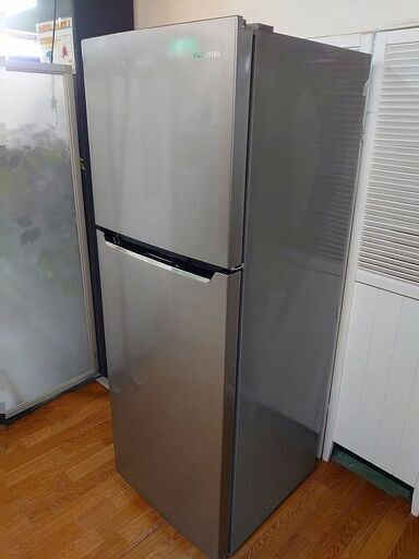 hハイセンス ダークシルバー HR-B2302 [2ドア /右開きタイプ /227L] [冷凍室 53L] 2019年製 Hisense 冷蔵庫 店頭引取大歓迎♪ R3185)