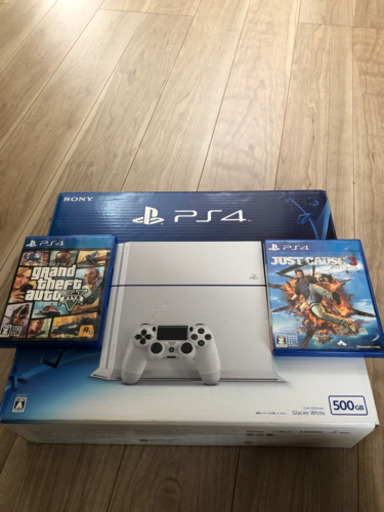 PS4 500GB （ゲームソフト2つおまけ付き）