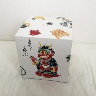 【鬼さんと和柄のボックス】どなたか使ってくださいませんか？