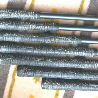 【レンタル可】キャロウェイ　ビッグバーサ　シャフトフレックスＳ　アイアン７本セットです。の画像