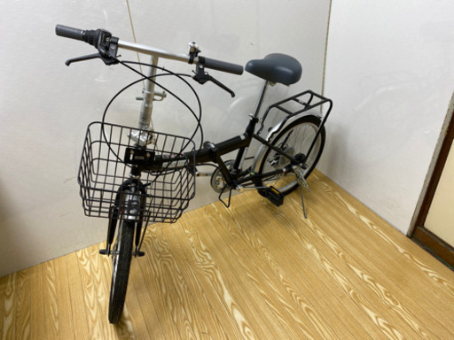 stp-0977 RIDGETOP  折りたたみ自転車　20インチ　黒　 FOLDING BIKE