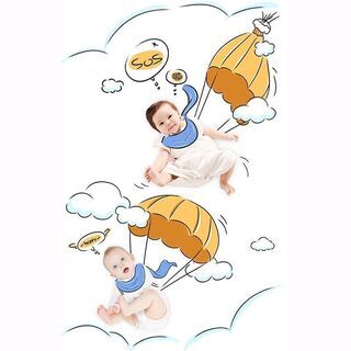 特別価格】 ベビーイラスト SNSアイコン ウエルカムボード オーダー