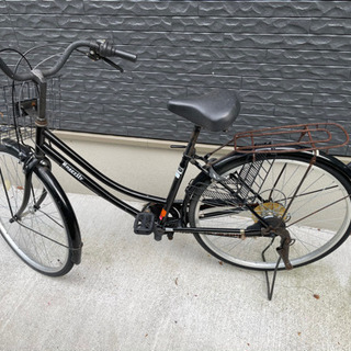 26インチ　自転車　6段変速