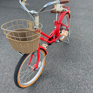 子供用自転車１８インチ　赤色