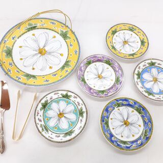 NARUMI CHINA ケーキ皿 デザートプレートセット 5客分の画像