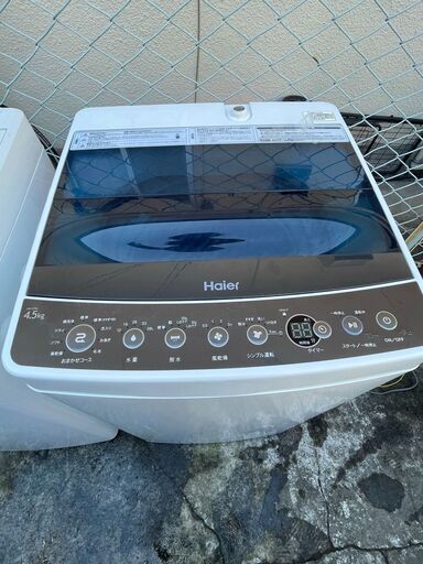 ■都内近郊無料で配送、設置いたします■2018年製　洗濯機　ハイアール　JW-C45A　4.5キロ■HIRB04