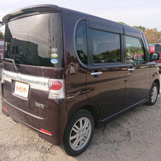 車検令和5年4月 h22年式 タントカスタム 片側パワースライド フルセグ 純正アルミETC 機関良好  乗って帰れる♪支払総額17.8万円★の画像