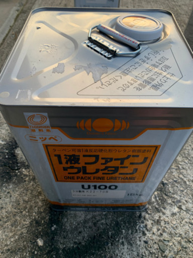 一液ファインウレタン　ペンキ　　塗料