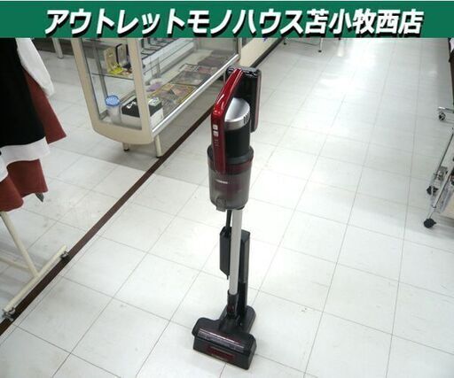 充電式スティッククリーナー アイリスオーヤマ IC-SLDCP10 レッド 2020年製 掃除機 コードレス IRIS OHYAMA 苫小牧西店