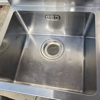 格安!!【簡易清掃済み!!】マルゼン/maruzen/厨房/1槽シンク/W600×D600×H800/蛇口2口の画像