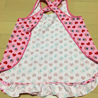 ハンドメイド　子供用可愛いエプロンの画像