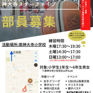 横浜市小学生バスケ　初心者大歓迎　神大寺ミニバス