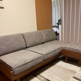 unico（ウニコ）ALBERO(アルベロ)3人掛けソファとオットマン