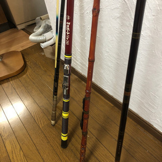 【値下げ】釣り竿5本セットの画像