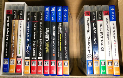 PS3・PS4ソフト　（コールオブデューティシリーズなど）