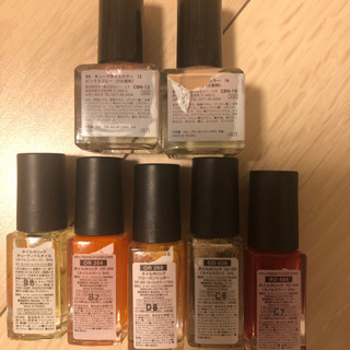 ネイルカラー7本セットの画像