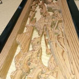 欄間 2枚 188cm×39cmの画像