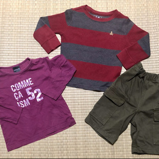 子供服　100cm　男の子　3着セット　GAP　COMME CA...