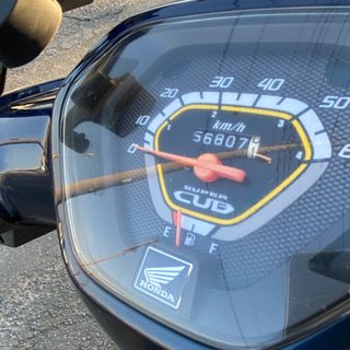 AA04 スーパーカブ50 タイヤ前後新品 一発始動 セルキック併設 4速の画像