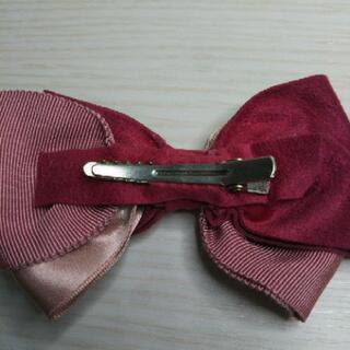 ［差し上げます］リボンヘアクリップの画像