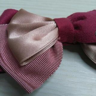 ［差し上げます］リボンヘアクリップの画像