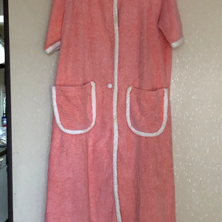 🔴美品✨綺麗で可愛いピンク色❣️バスローブ！現金手渡し